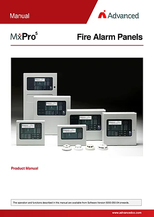 MxPro 5 Series Products manual thumbnail