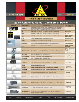Commercial Power Quick Reference Guide manual thumbnail