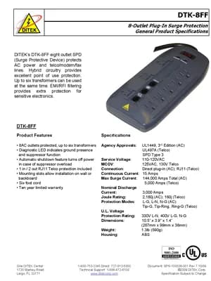 DTK-8FF manual thumbnail