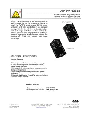 DTK-PVP Series manual thumbnail