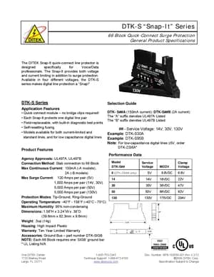 DTK-S Series manual thumbnail