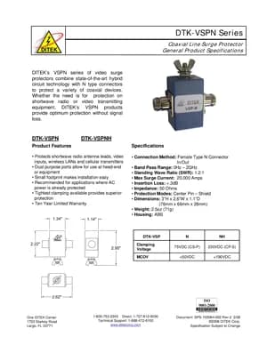 DTK-VSPN Series manual thumbnail