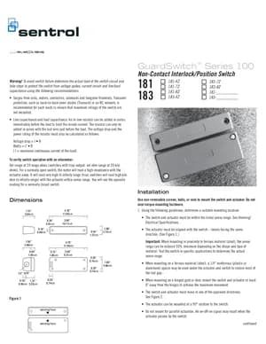 100 Series Switches manual thumbnail