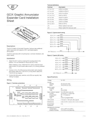 Edwards EST GCIX Manual Cover