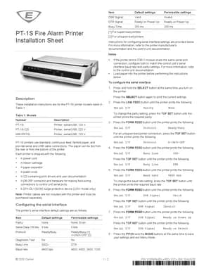 Edwards EST PT-1S Manual Cover