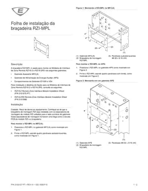 Edwards EST RZI-MPL Manual Cover