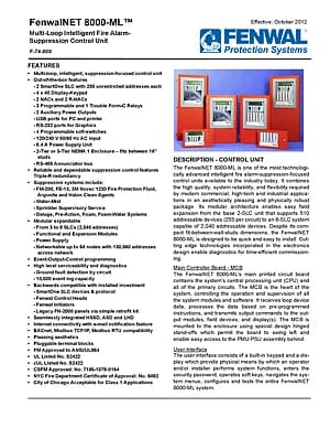 FenwalNET 8000-ML manual thumbnail