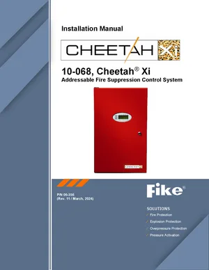 Fike Cheetah Xi Manual Cover
