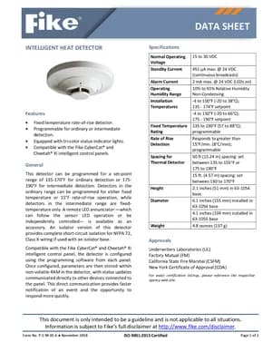 Intelligent Heat Detector thumbnail