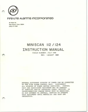 MINISCAN 112/124 manual thumbnail