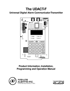 UDACT-F manual thumbnail