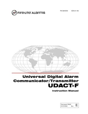 UDACT-F manual thumbnail