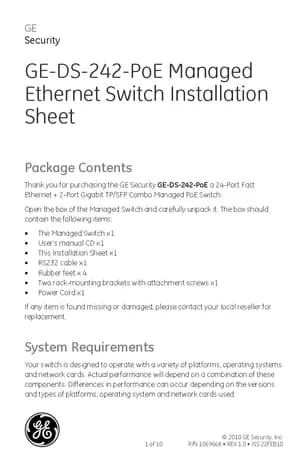 GE-DS-242-PoE manual thumbnail