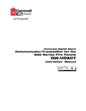 GW-UDACT manual thumbnail