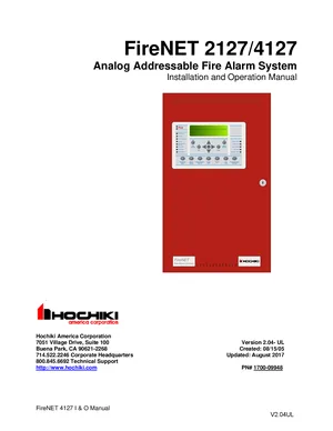 FireNET 2127 and 4127 manual thumbnail