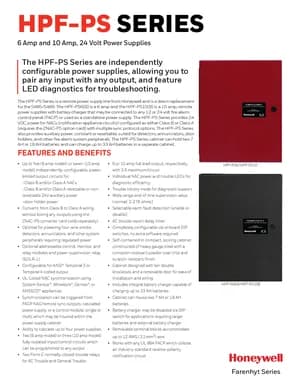 HPF-PS Series manual thumbnail