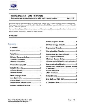 Elite RS and eLAN RS manual thumbnail