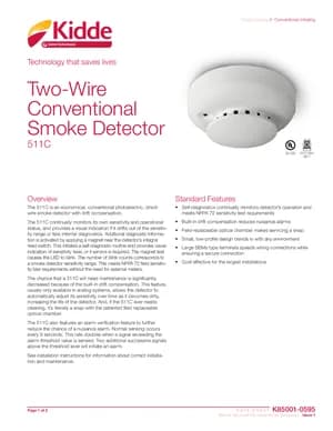 Kidde 511C Manual Cover