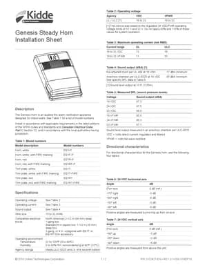 Kidde EG1 Manual Cover