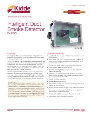Kidde FX-PDD Manual Cover