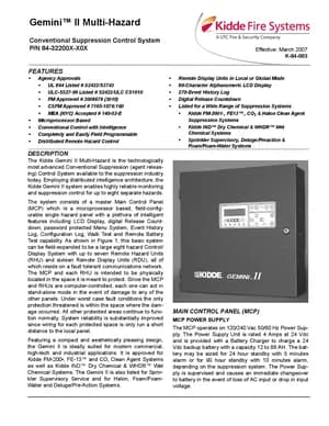 Gemini II Multi-Hazard manual thumbnail
