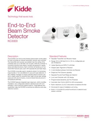 Kidde KC3000 Manual Cover
