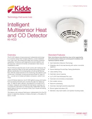 Kidde KI-HCD Manual Cover