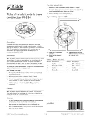 Kidde KI-SB4 (French) Manual Cover