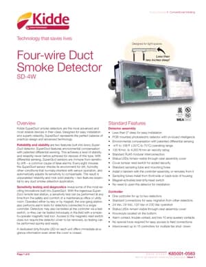 Kidde SD-4W Manual Cover