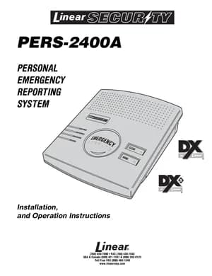 PERS-2400A manual thumbnail