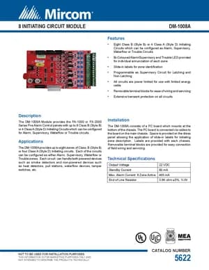 DM-1008A manual thumbnail
