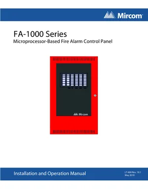FA-1000 Series manual thumbnail