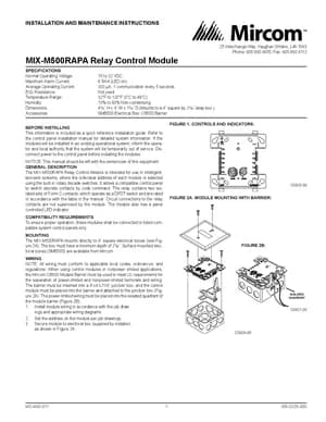 MIX-M500RAPA manual thumbnail