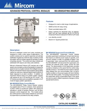 MIX-M500SAP and MIX-M500RAP manual thumbnail