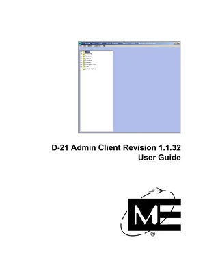 D-21 Admin Client manual thumbnail