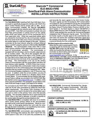 SLE-MAX2-FIRE manual thumbnail