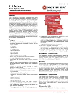 411 Series manual thumbnail