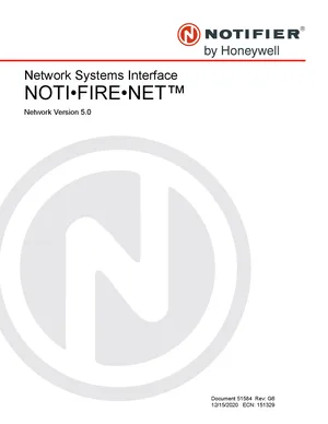 NOTI-FIRE-NET v5.0 manual thumbnail