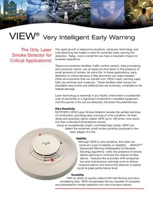 Notifier VIEW Manual Cover