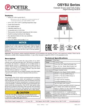 OSYSU Series manual thumbnail