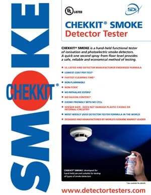 Chekkit Smoke Detector Tester manual thumbnail