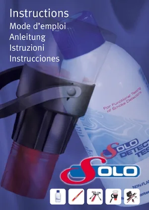 Solo Detector Testing Equipment manual thumbnail