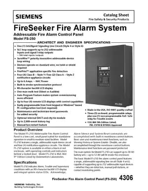 FireSeeker FS-250 manual thumbnail