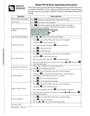 Silent Knight IFP-50 Manual Cover