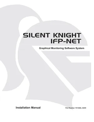 Silent Knight IFP-NET Manual Cover