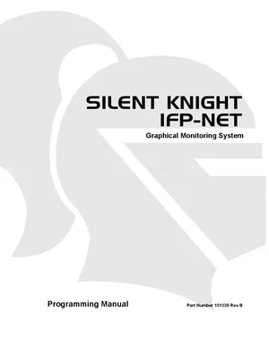 Silent Knight IFP-NET Manual Cover