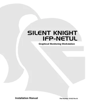 Silent Knight IFP-NETUL Manual Cover