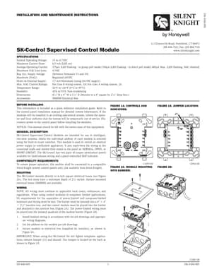 Silent Knight SK-Control Manual Cover