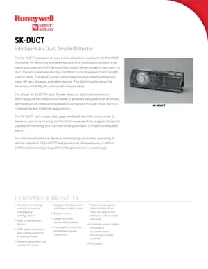Silent Knight SK-DUCT Manual Cover