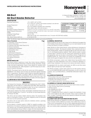 Silent Knight SK-Duct Manual Cover